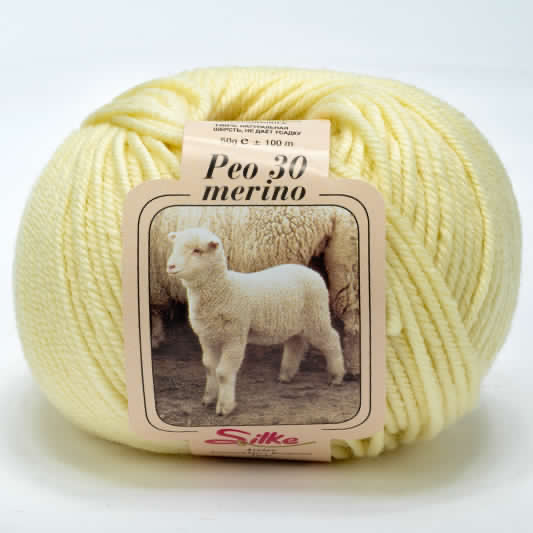 Peo 30 Silke, 100% Pure Merino Wool