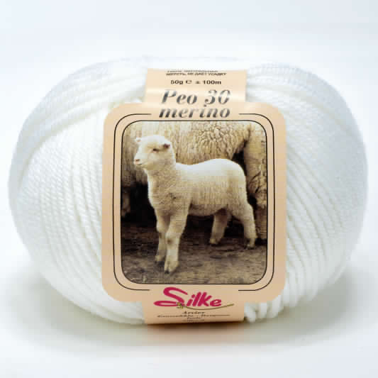 Peo 30 Silke, 100% Pure Merino Wool