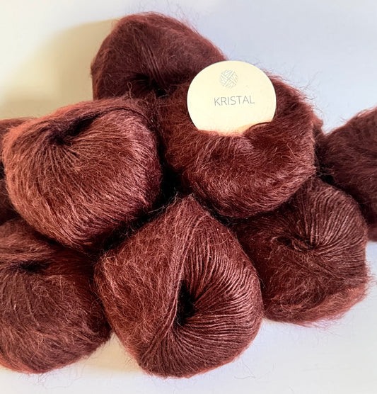 Crystal Mohair Brown