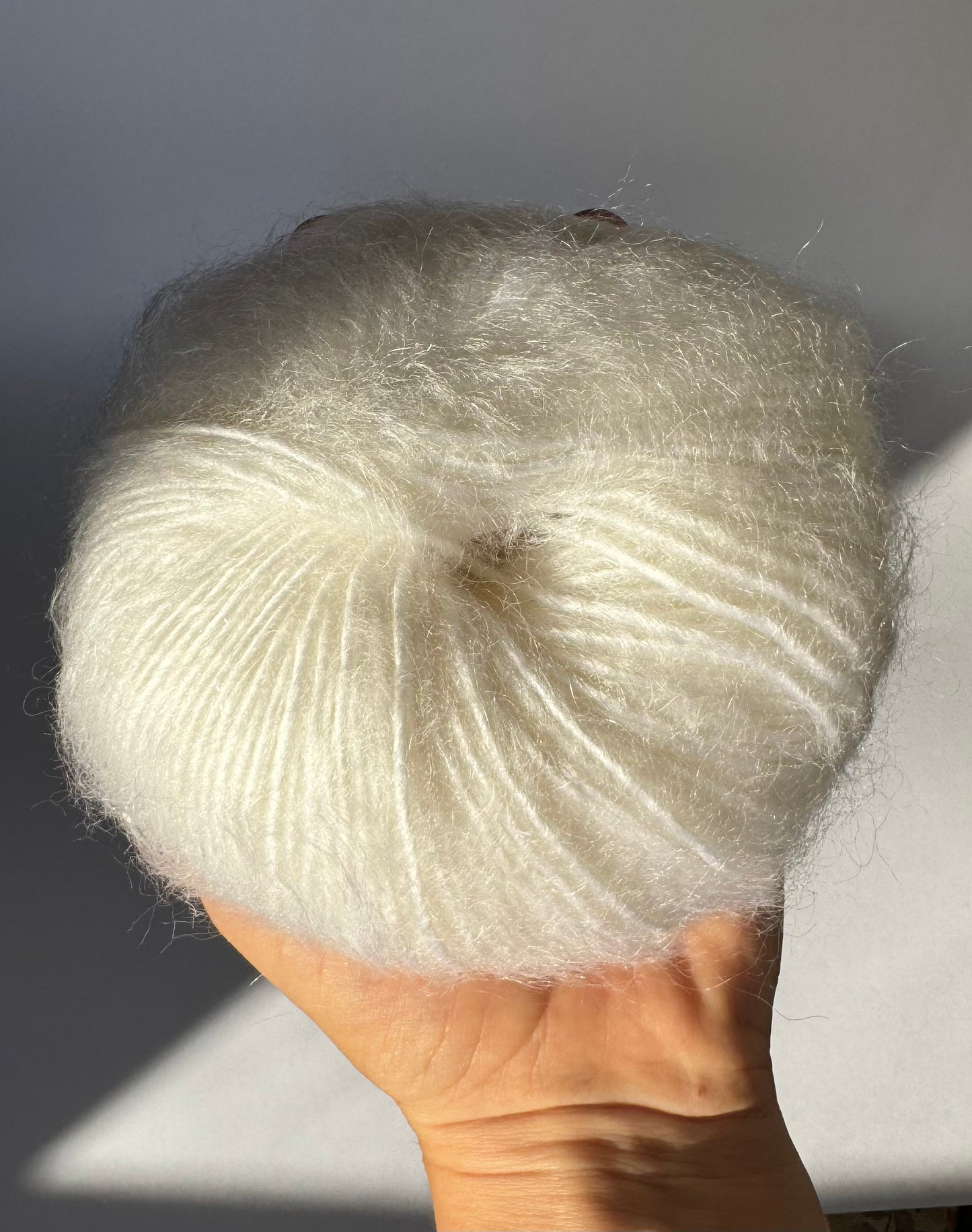 Crystal Mohair White